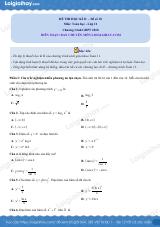 Đề thi học kì 2 Toán 11 Chân trời sáng tạo - Đề số 10